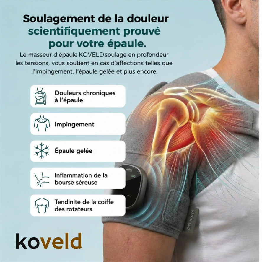 Koveld™ Masseur d'épaule 3-en-1